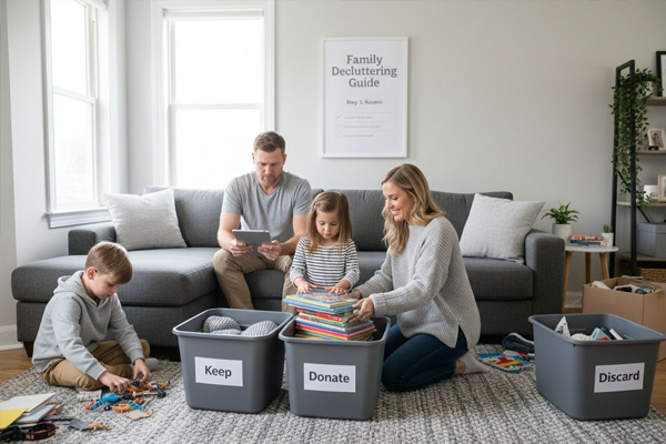 Decluttering as a team with the help of OLX